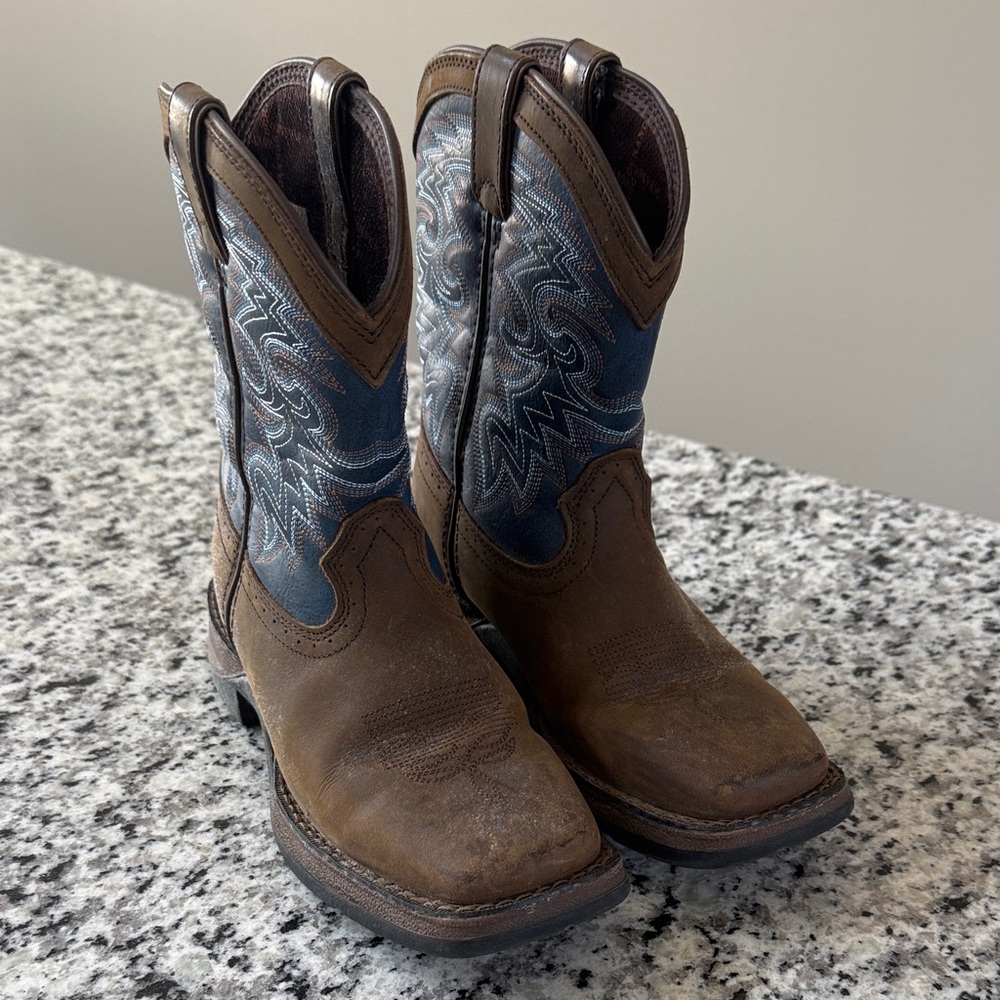 Durango Lil Rebel Brown and Blue Western Boots